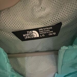 Girls Northface Rain Jacket